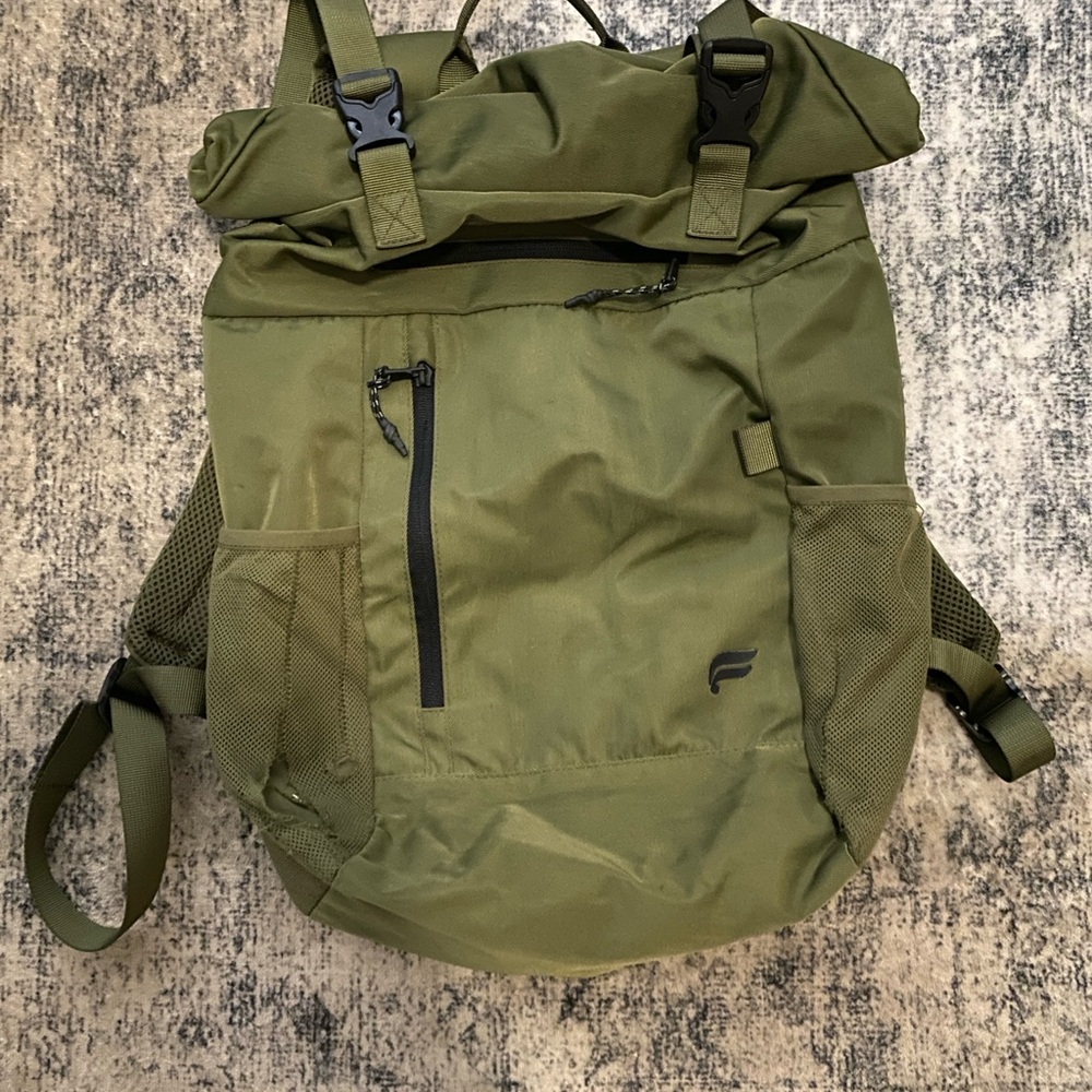 Olive Green Fabletics Backpack